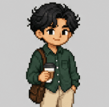 Pixel-art character portrait of Jethro Verganio